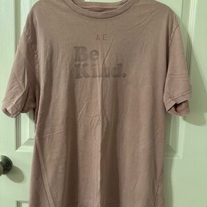 American Eagle Outfitters Pink 'Be Kind' Short Sleeve Tee
